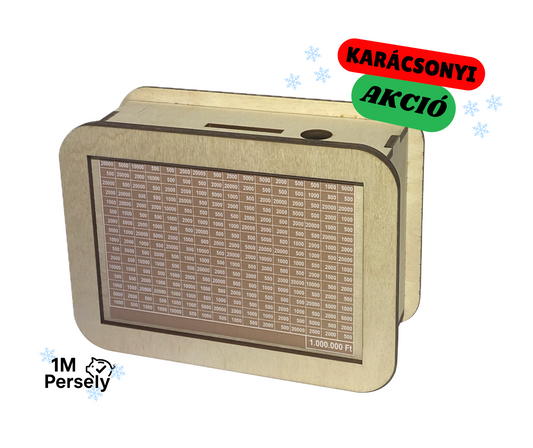 Fa persely 1.000.000FT - Limitált Stranger Things-es táblázattal is elérhető